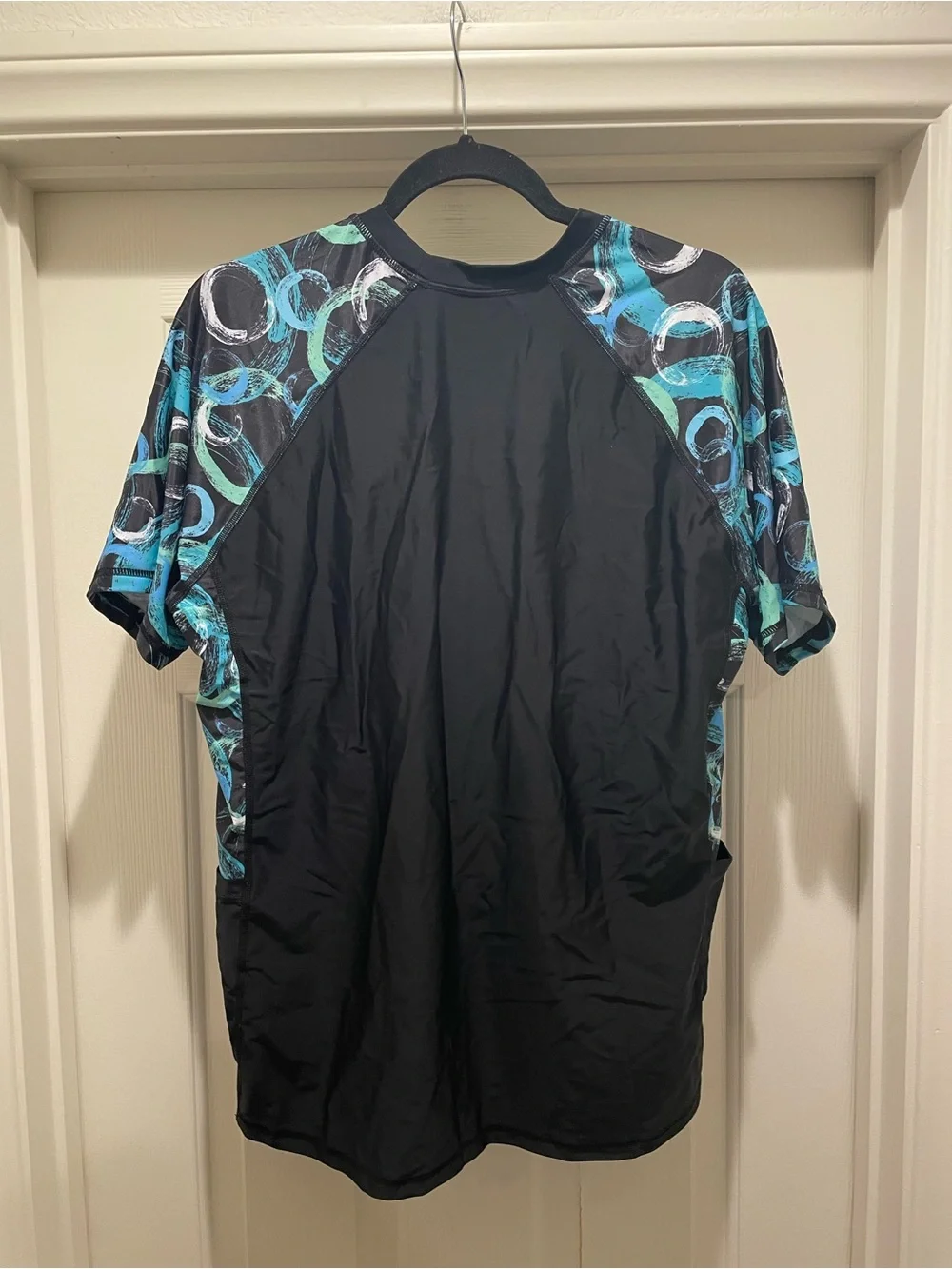 Halcurt Plus Size Short Sleeve Swim Shirt Swimwear Women US Size XXL Padded